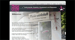 Desktop Screenshot of musicworkstatt.com